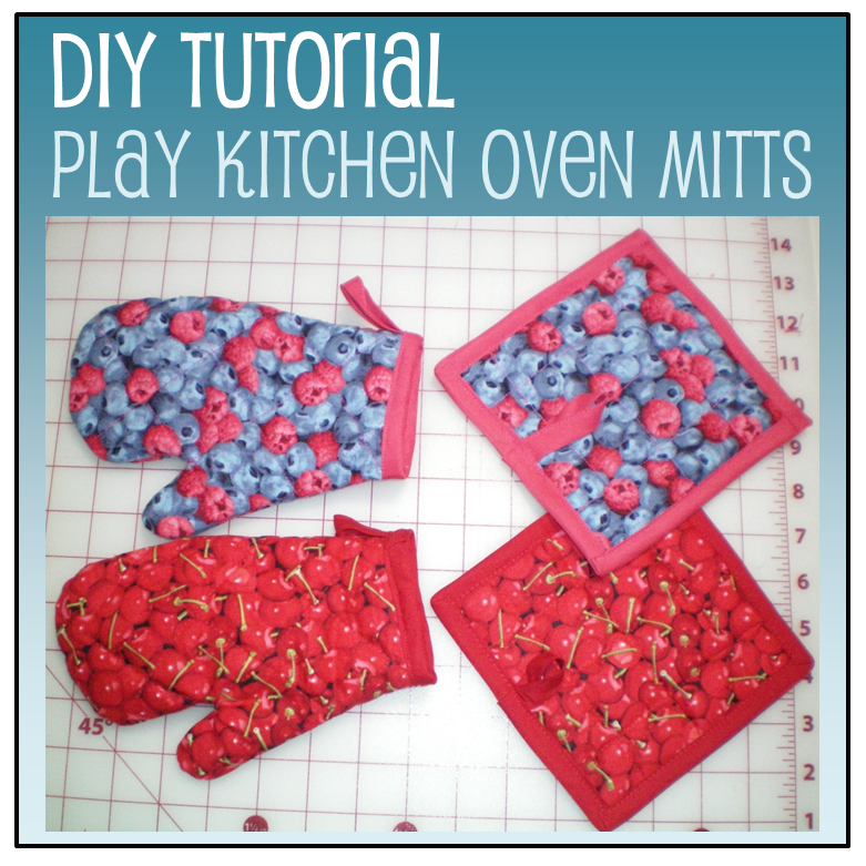 Tutorial: Play kitchen oven mitts and pot holders